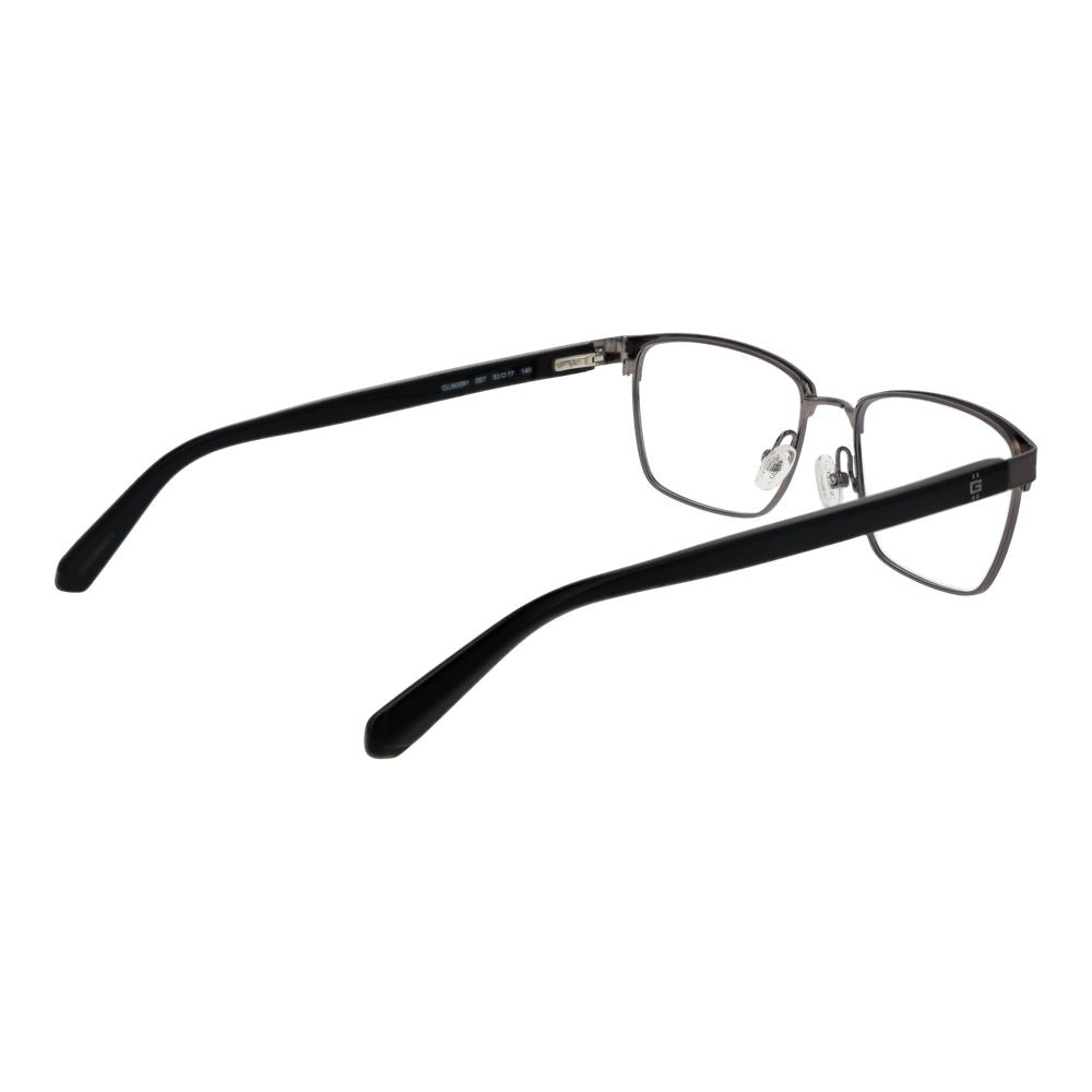 Montures optiques argentées pour hommes