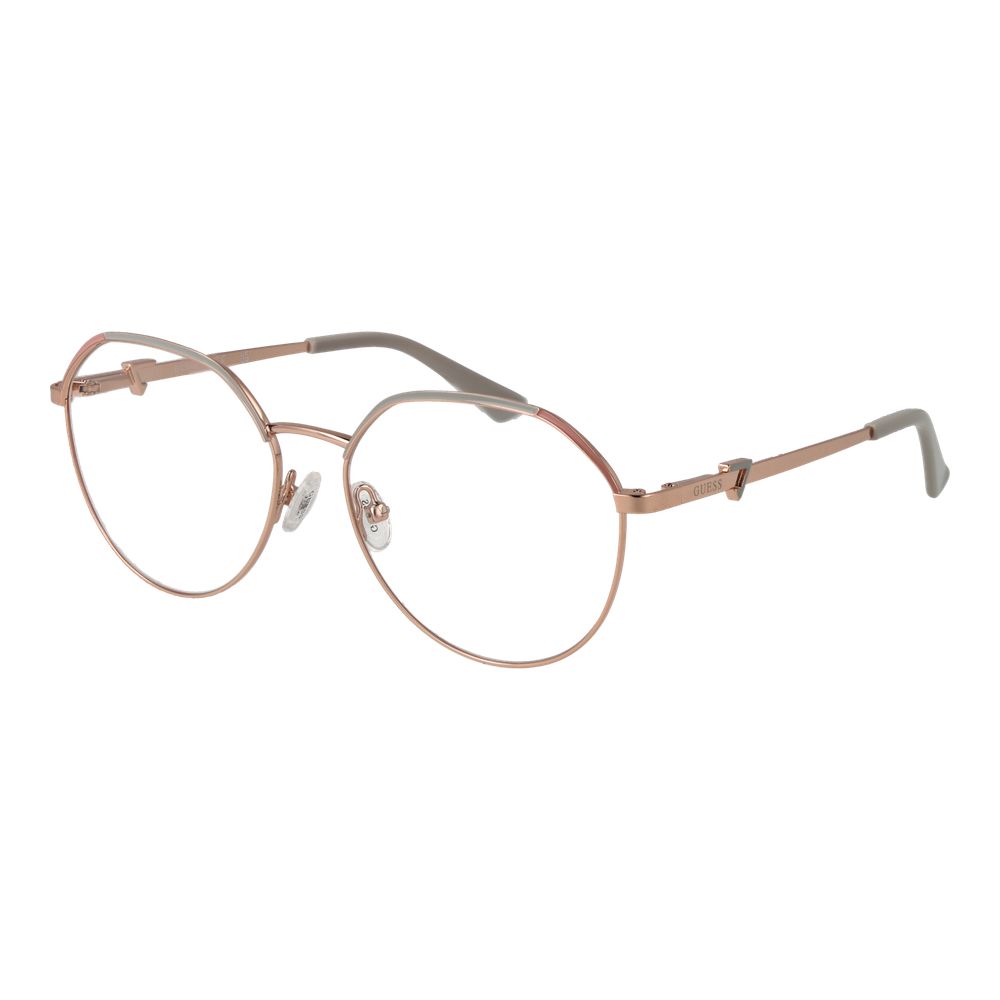 Montures optiques pour femmes en or rose
