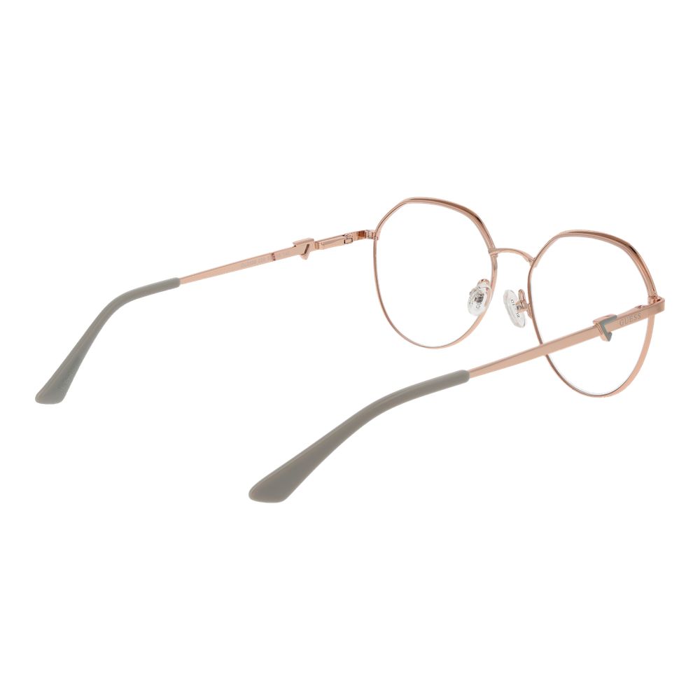 Montures optiques pour femmes en or rose
