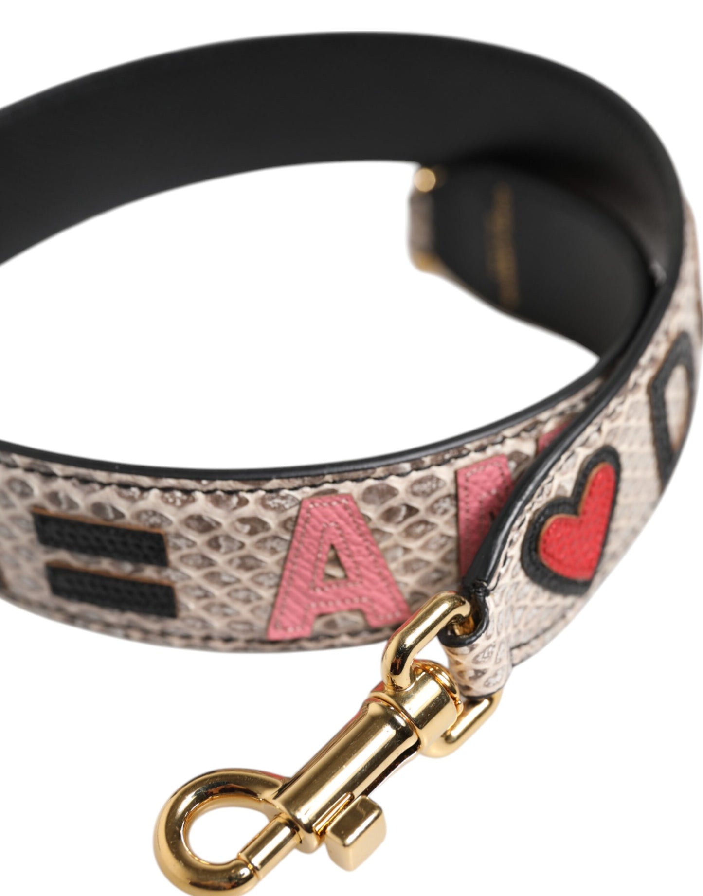 Correa de hombro con parche multicolor DG AMORE para bolso