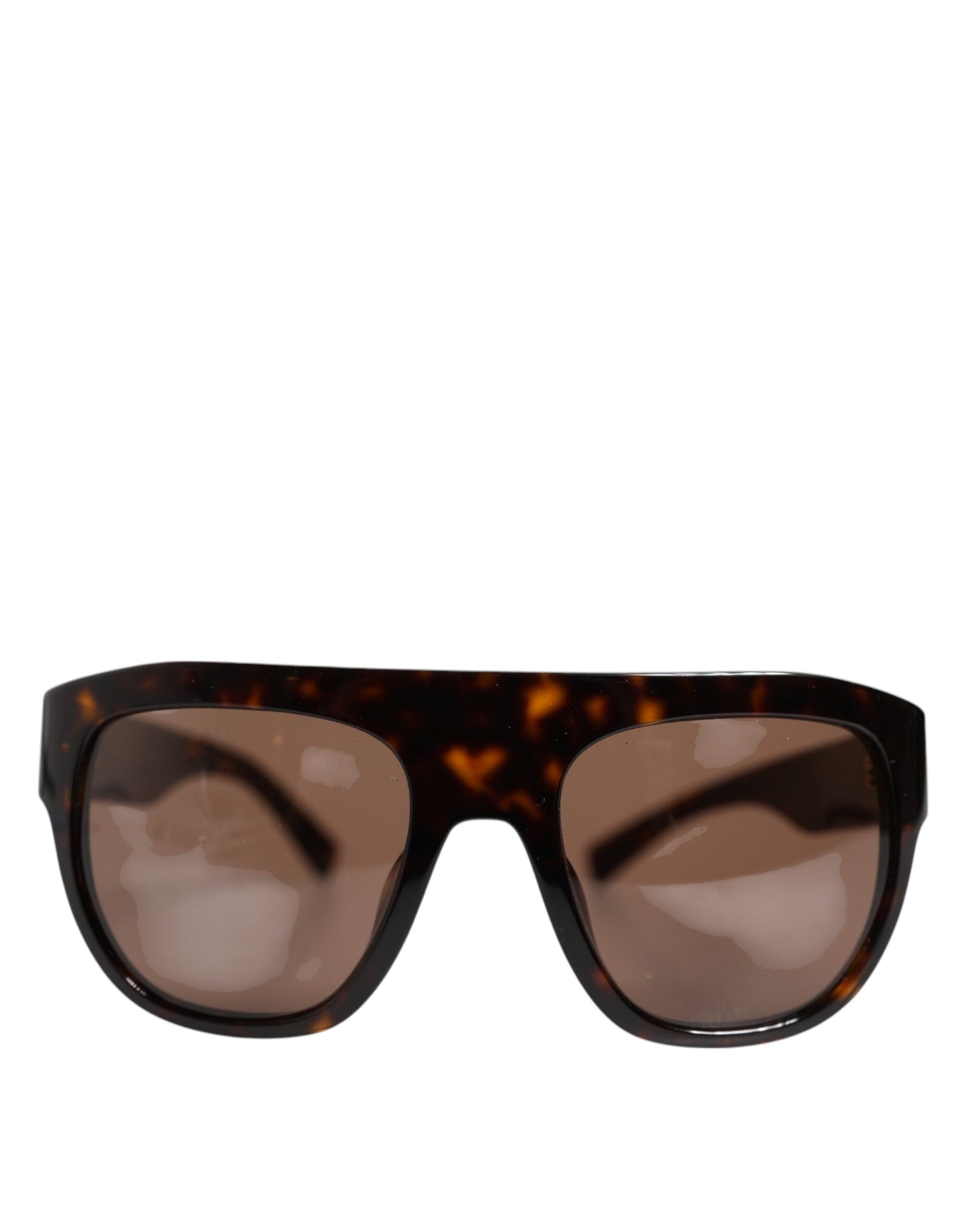 Gafas de sol con montura cuadrada Havana DG4398F en color marrón oscuro