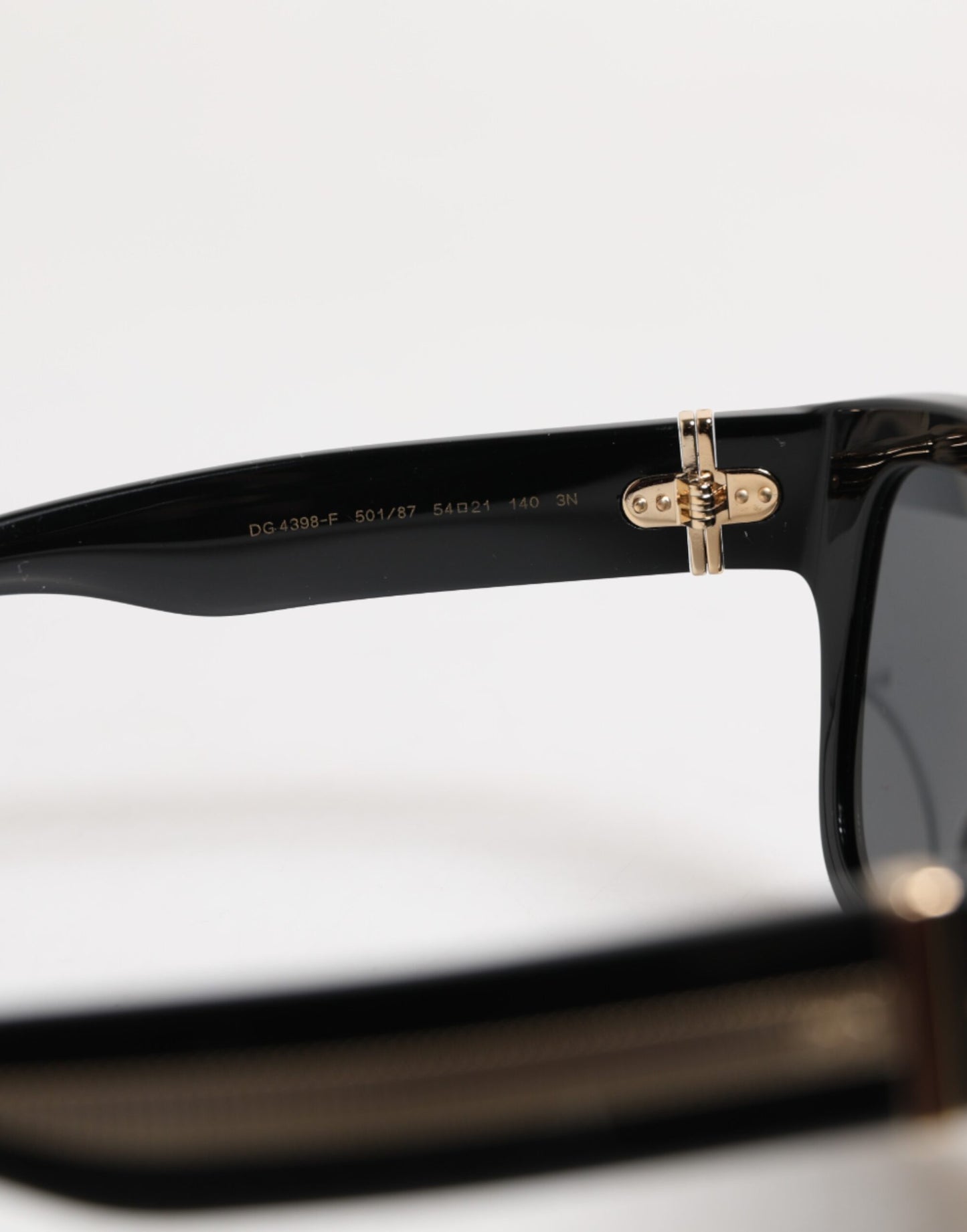 Gafas de sol DG4398-F con montura cuadrada de acetato negro