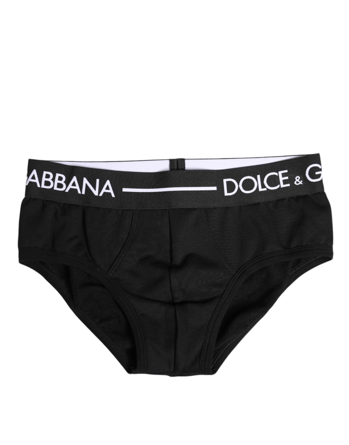 Ropa interior tipo slip de algodón elástico negro