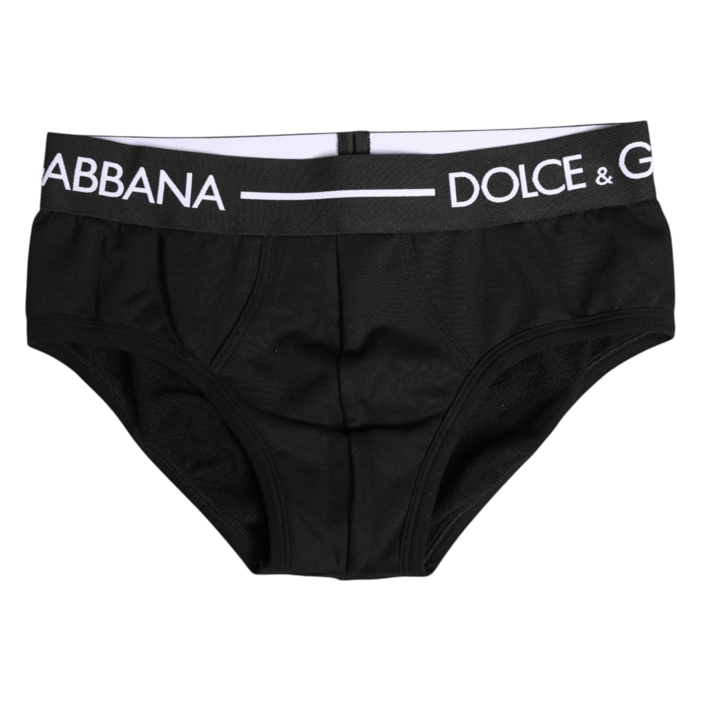 Ropa interior tipo slip de algodón elástico negro