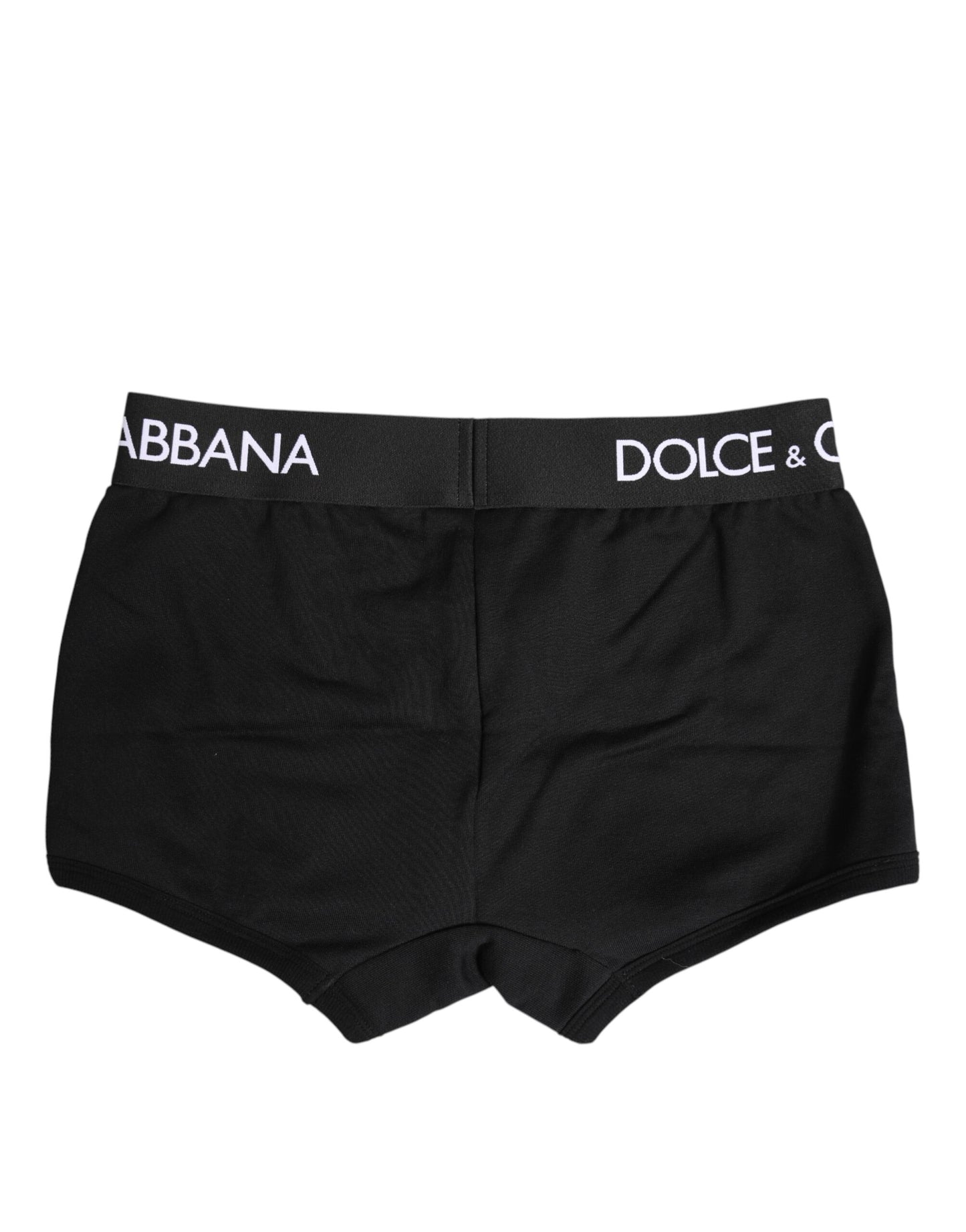 Ropa interior tipo bóxer regular de algodón elástico negro