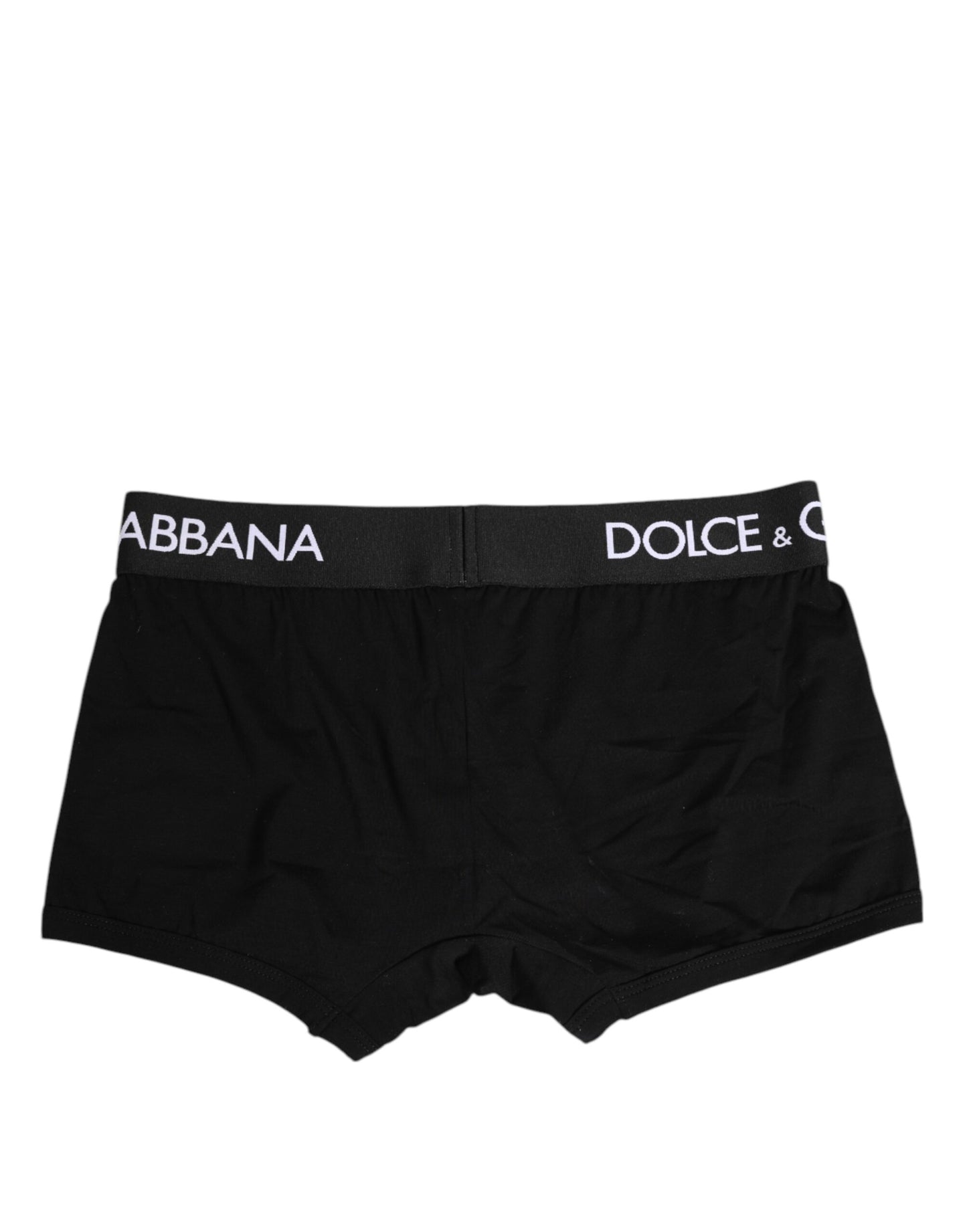 Ropa interior tipo bóxer regular de algodón elástico negro