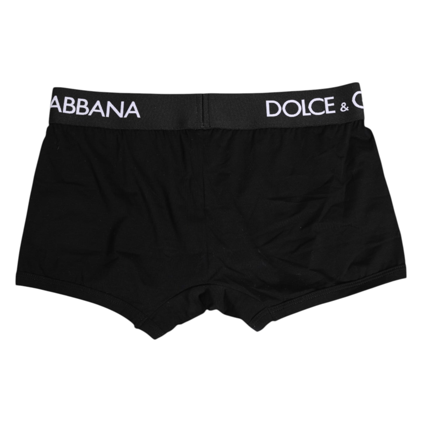 Ropa interior tipo bóxer regular de algodón elástico negro