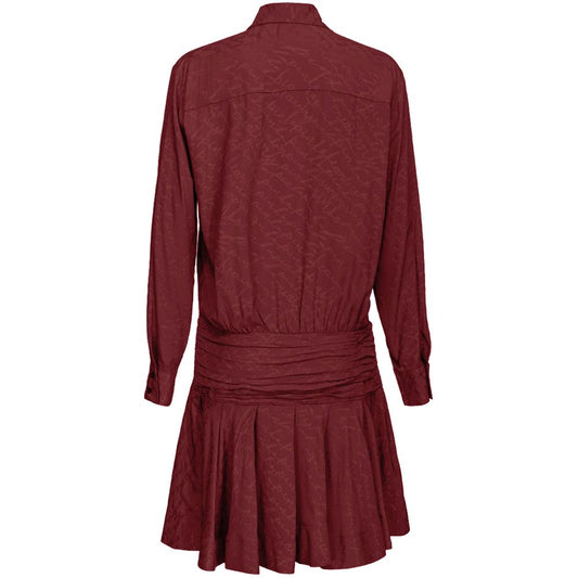 Red Silk Women Dress