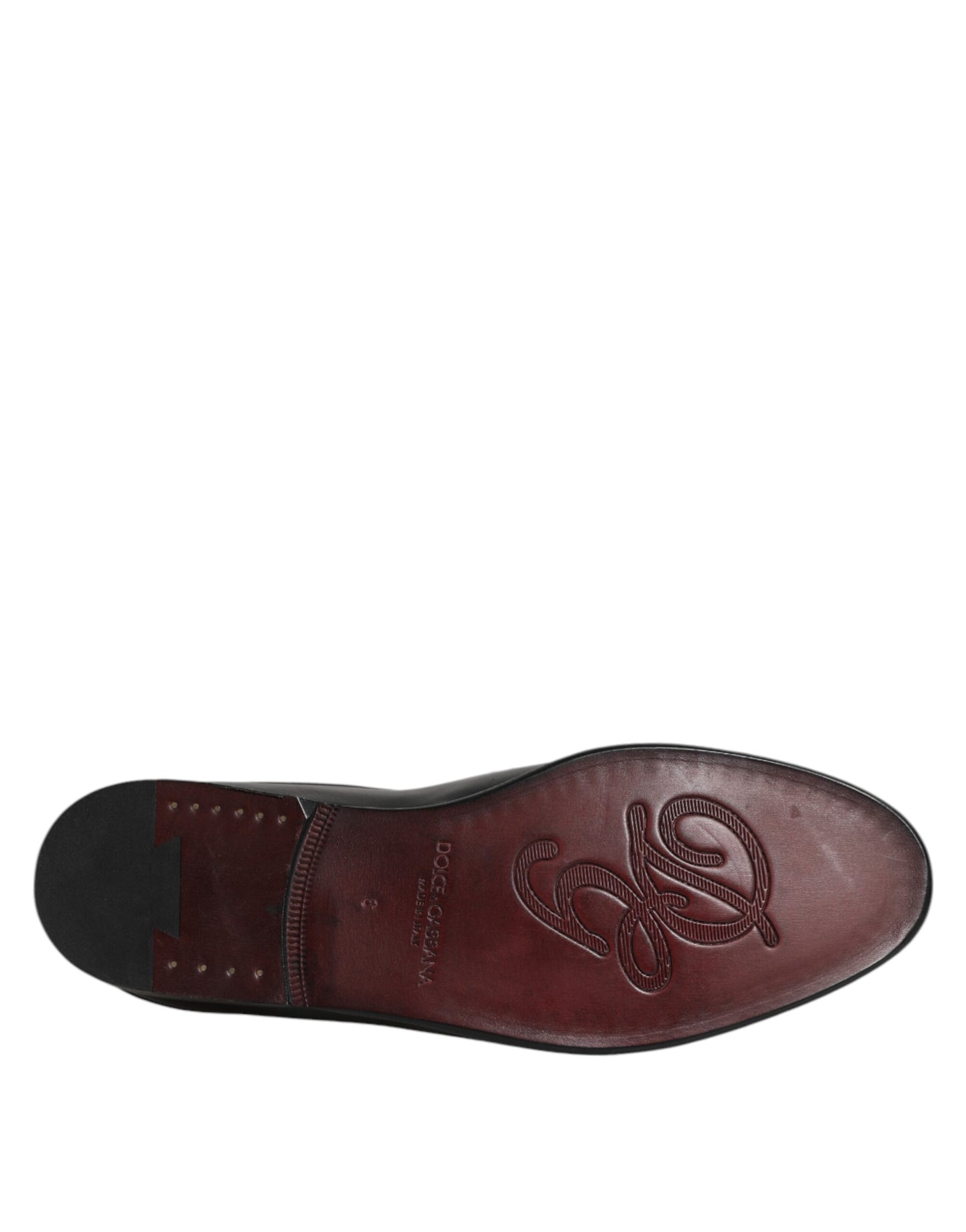 Mocasines negros de piel de becerro sin cordones
