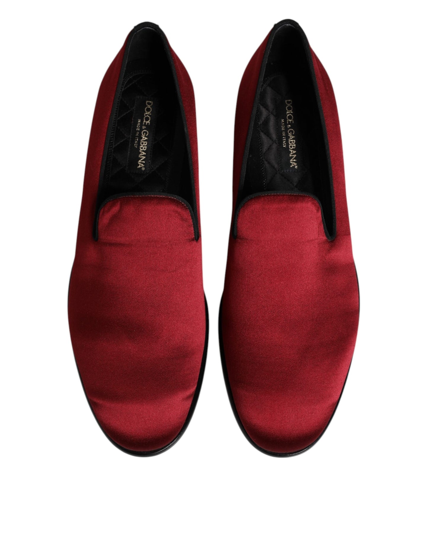 Mocasines de terciopelo rojo sin cordones, zapatos formales
