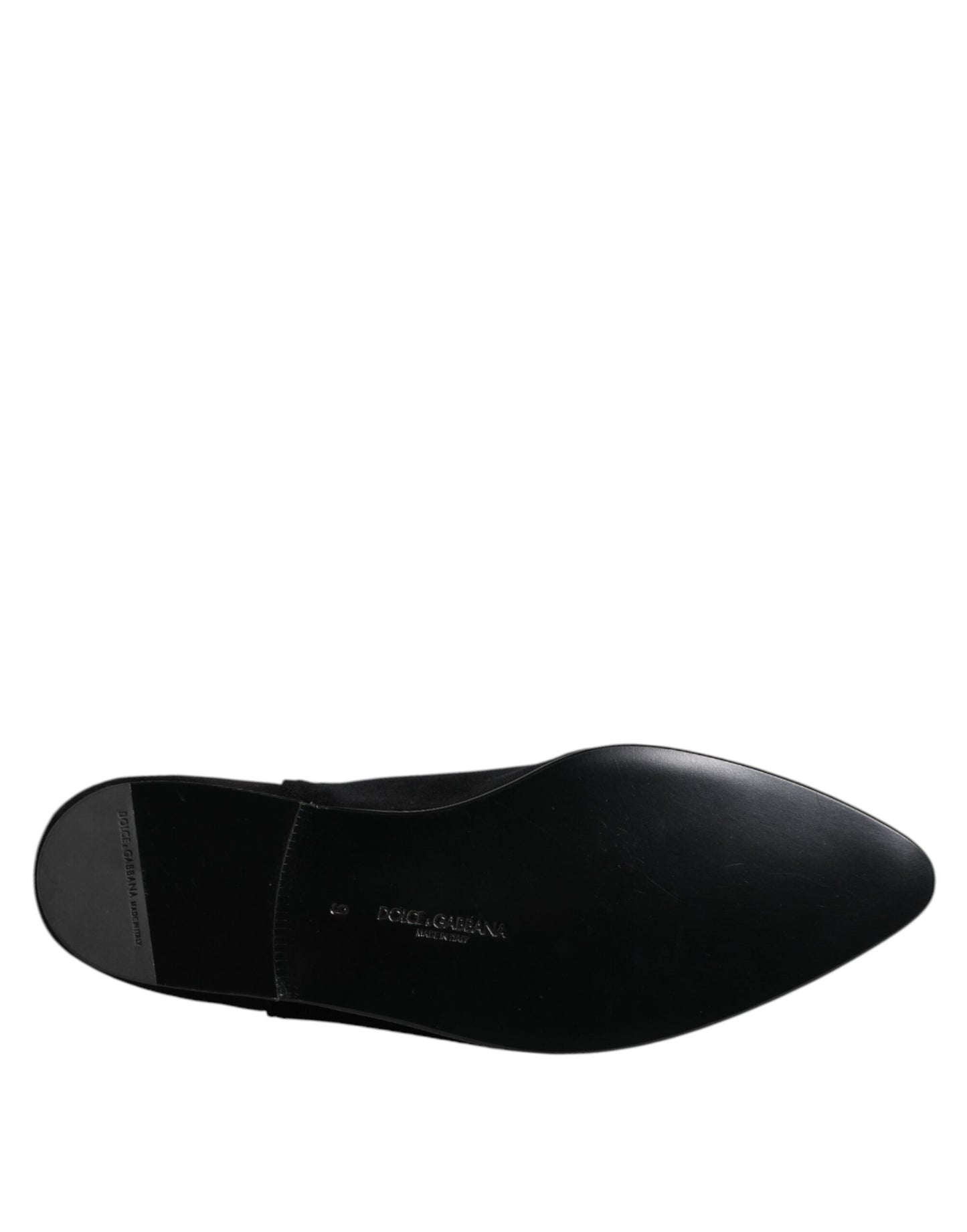 Mocasines sin cordones con adornos de terciopelo negro