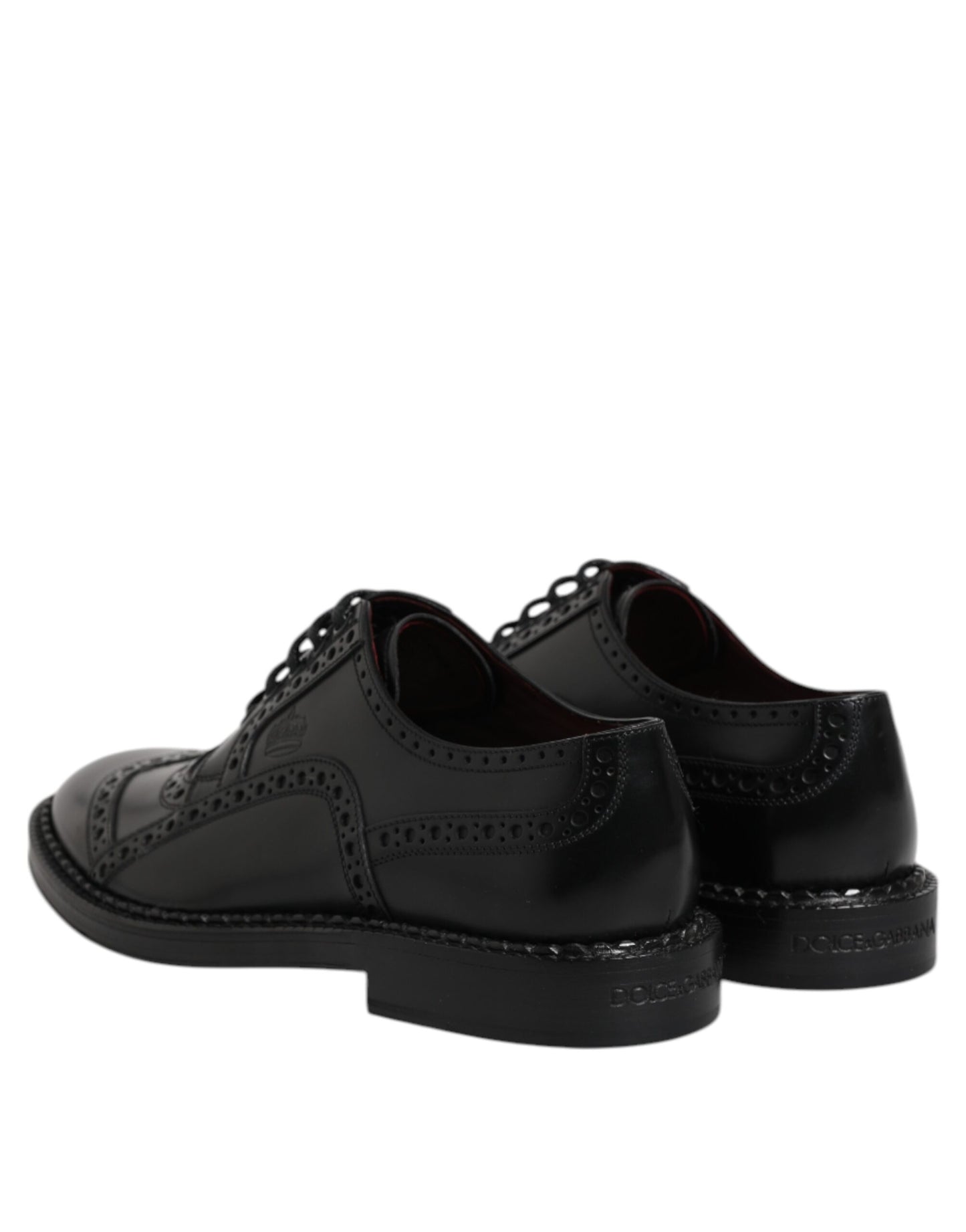 Zapatos Derby de vestir formales de piel de becerro negra