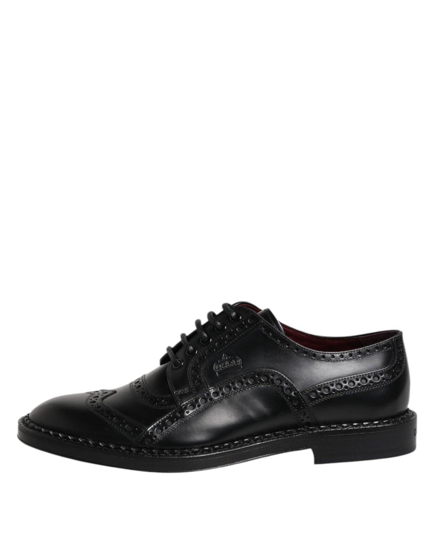 Zapatos Derby de vestir formales de piel de becerro negra