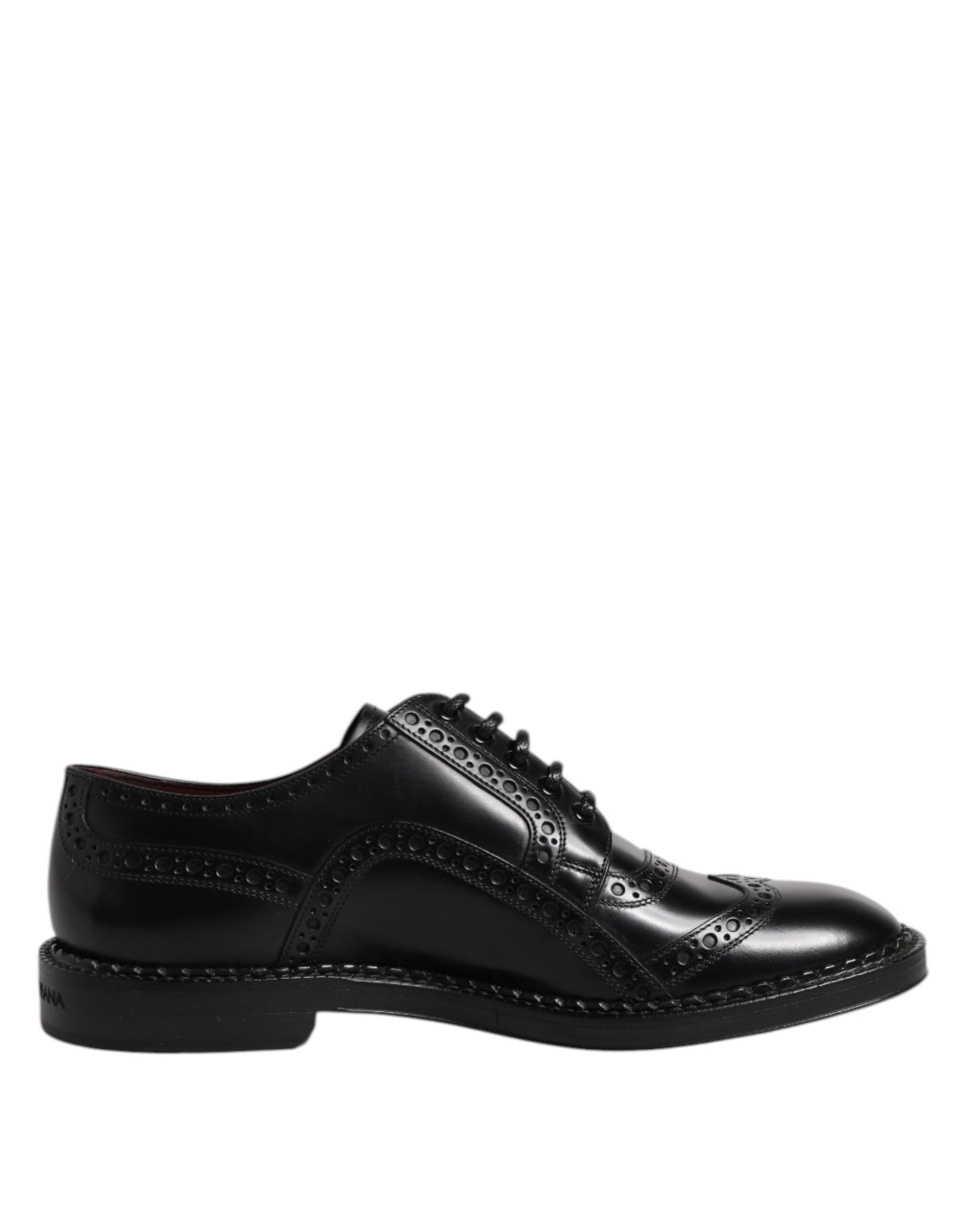 Zapatos Derby de vestir formales de piel de becerro negra