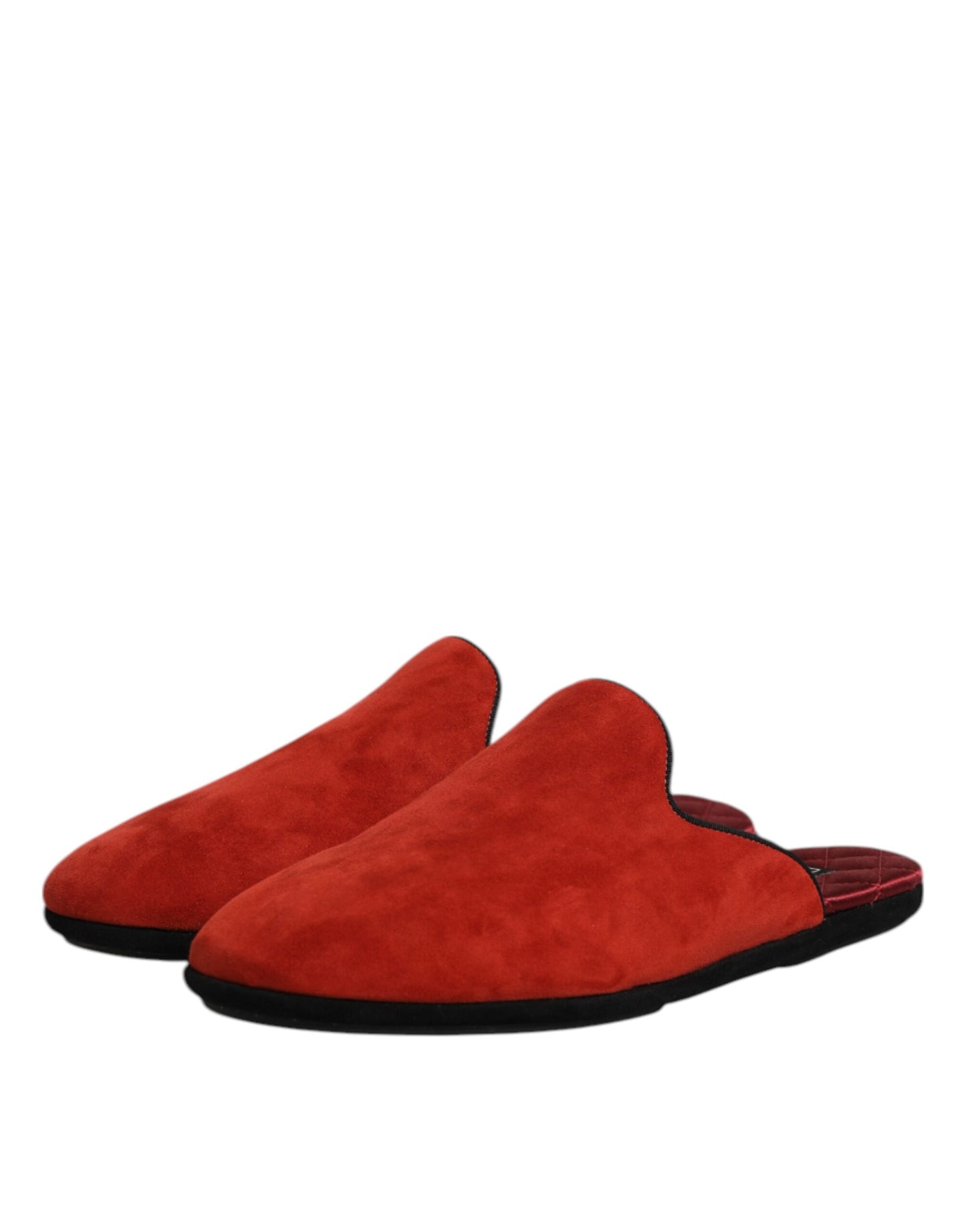 Sandalias planas de ante naranja
