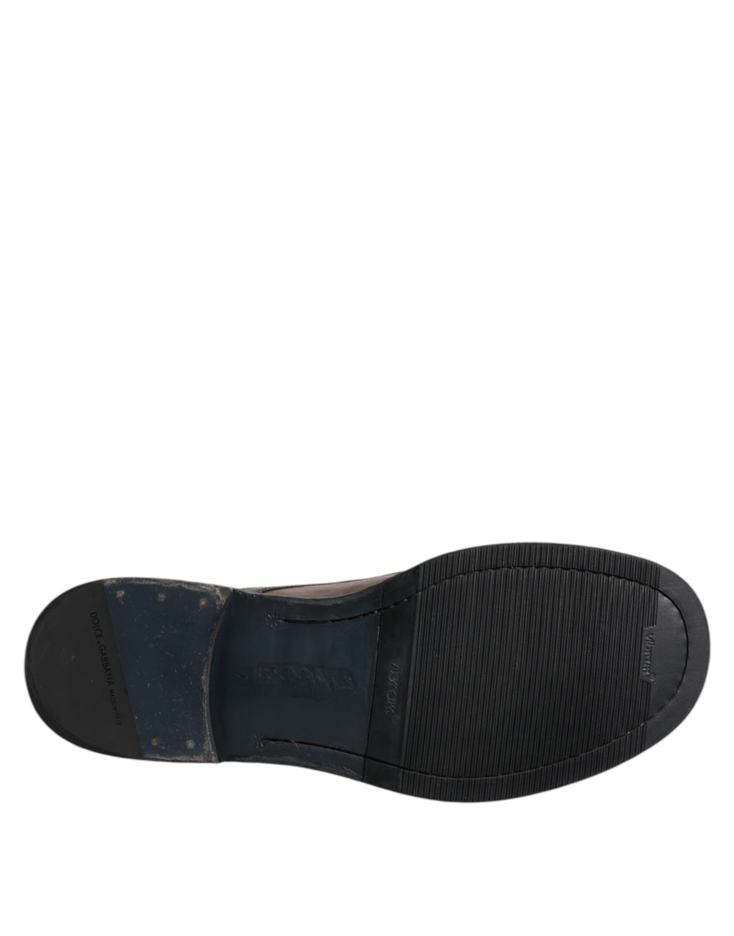 Botines de cuero marrón con cordones para hombre