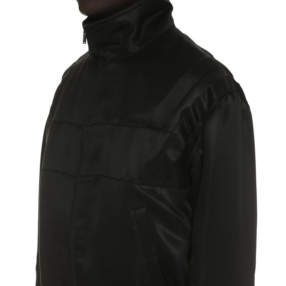 Chaqueta con cremallera completa de peluche