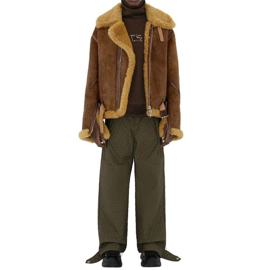 Quilted Pleated Pants