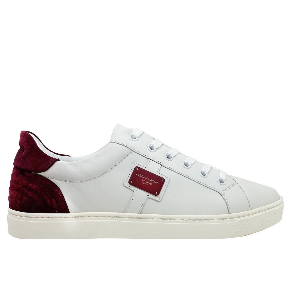 Zapatillas de cuero con logotipo