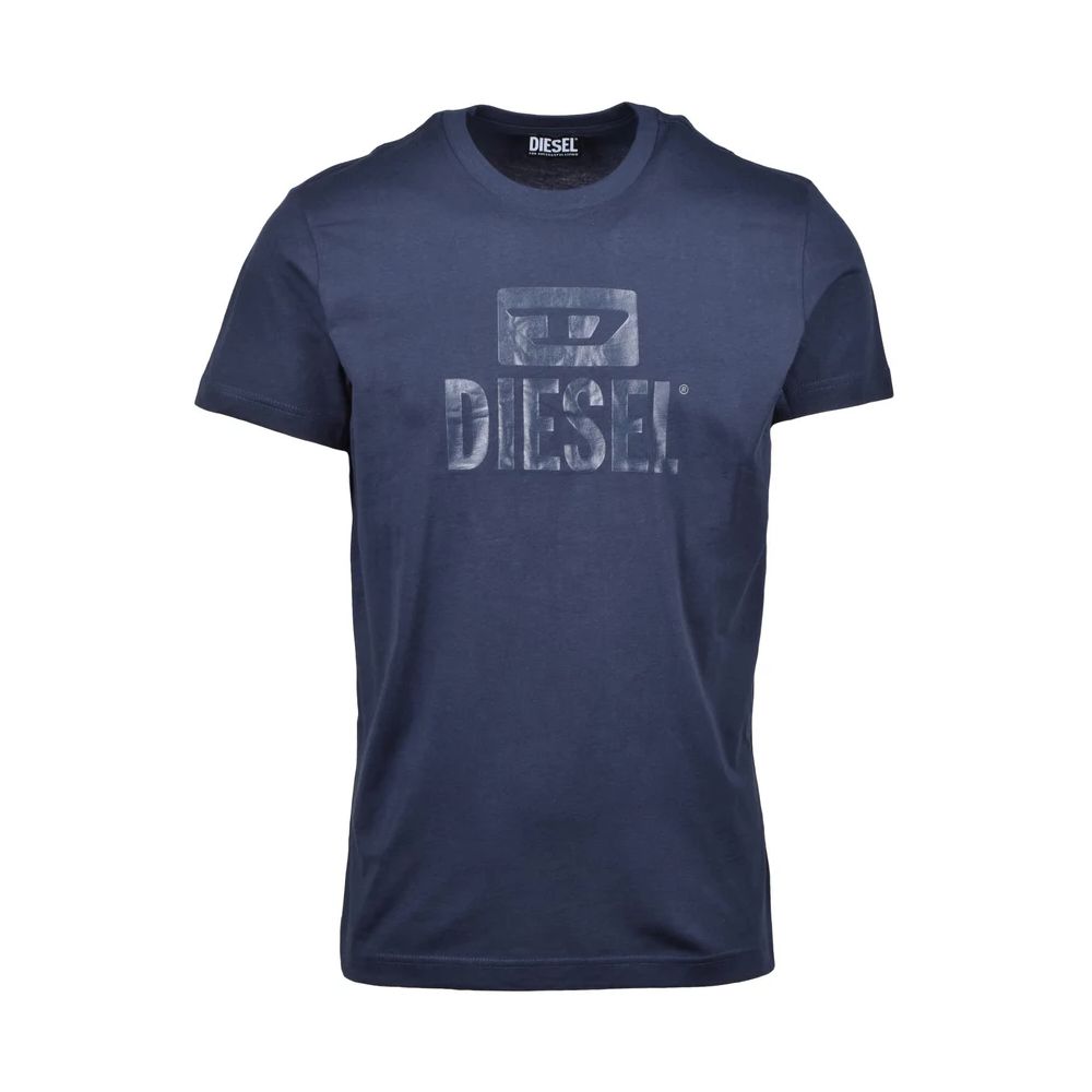 T-shirt en coton bleu