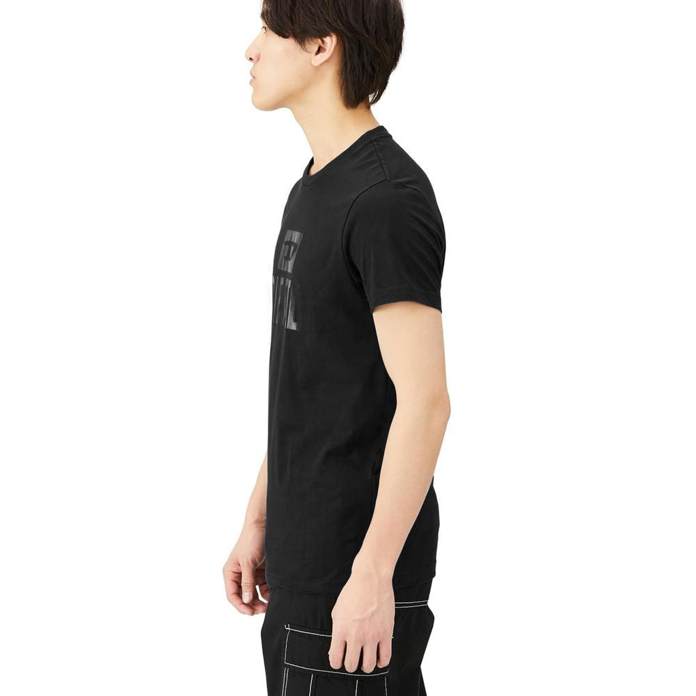 T-shirt en coton noir