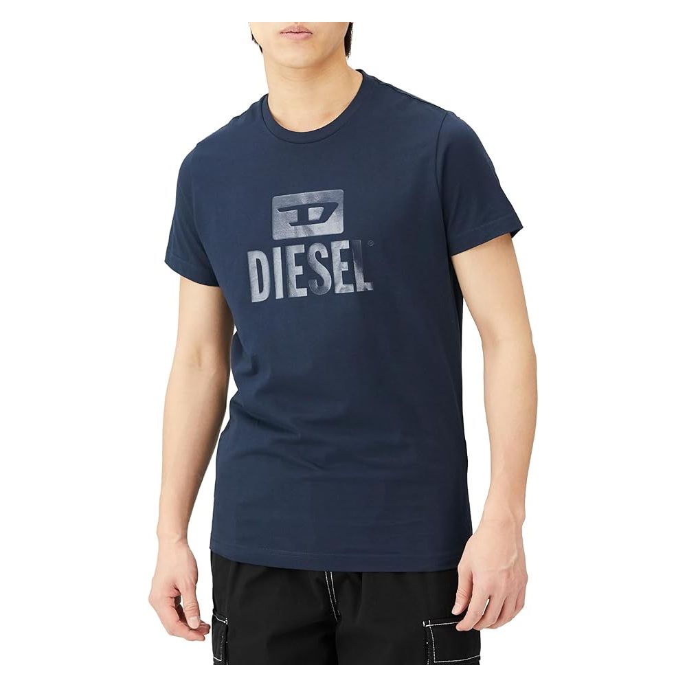T-shirt en coton bleu