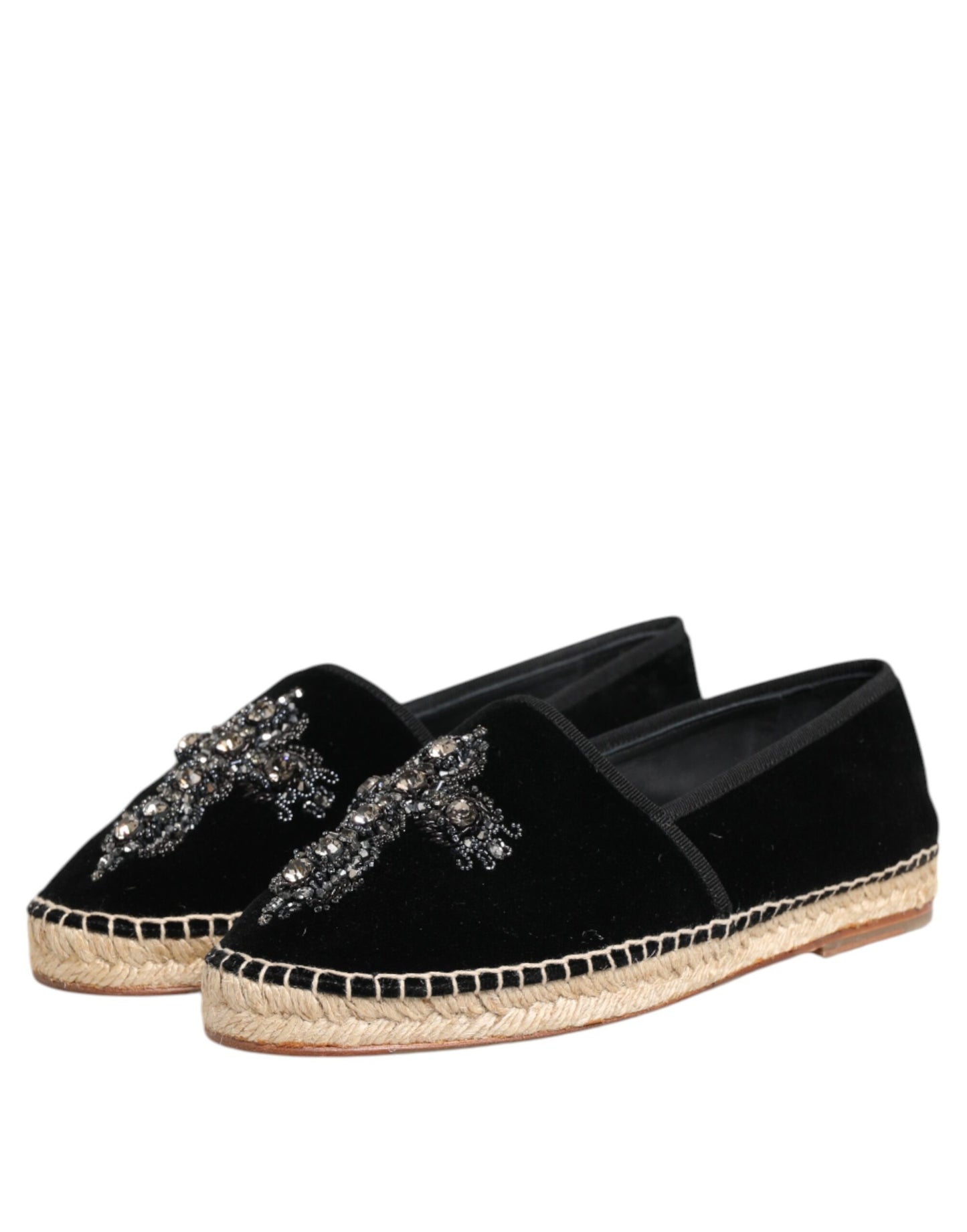Alpargatas sin cordones con cristales de Black Cross
