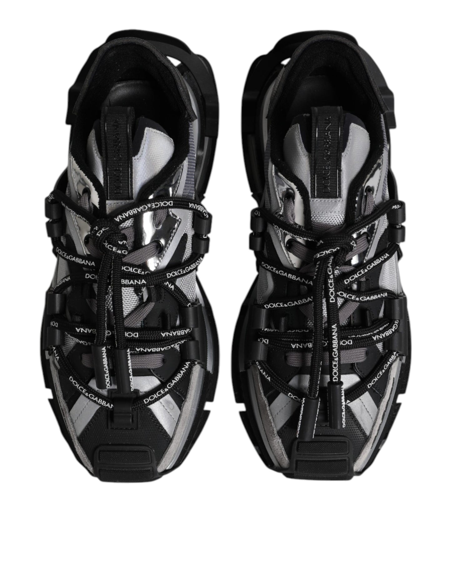 Zapatillas deportivas espaciales con paneles multicolores