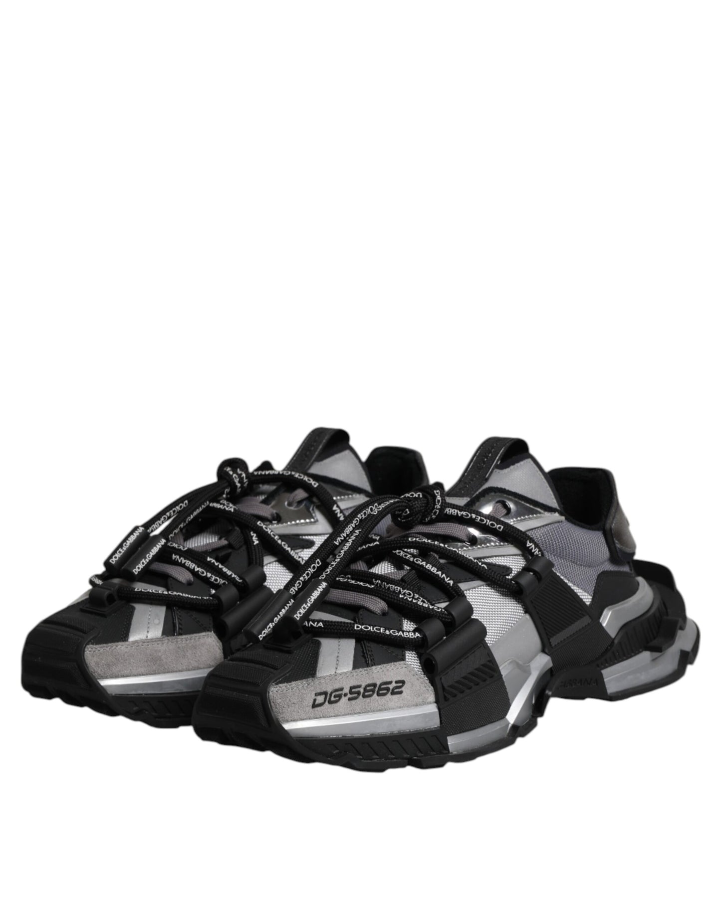 Zapatillas deportivas espaciales con paneles multicolores