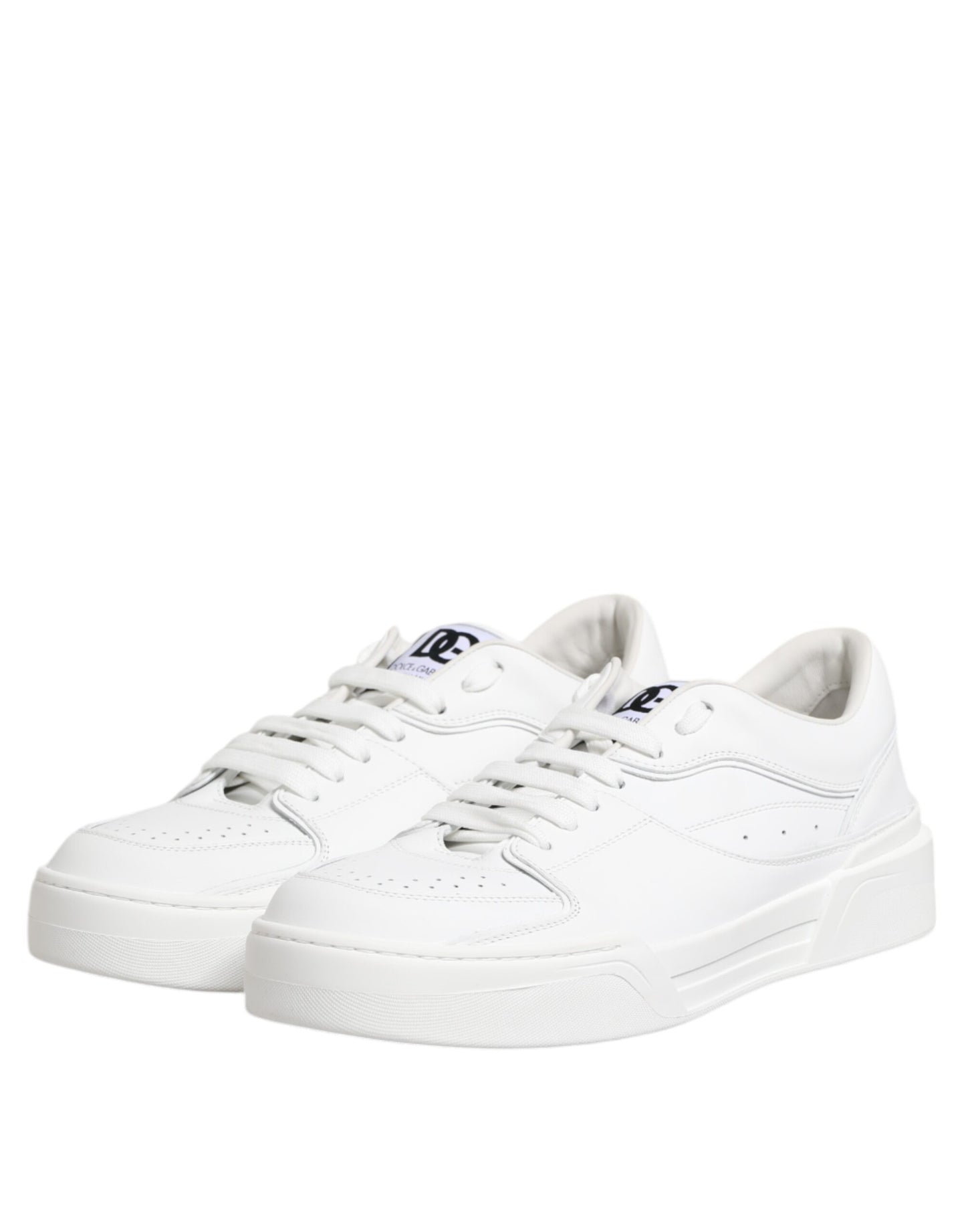 Zapatillas bajas de cuero blanco Miami