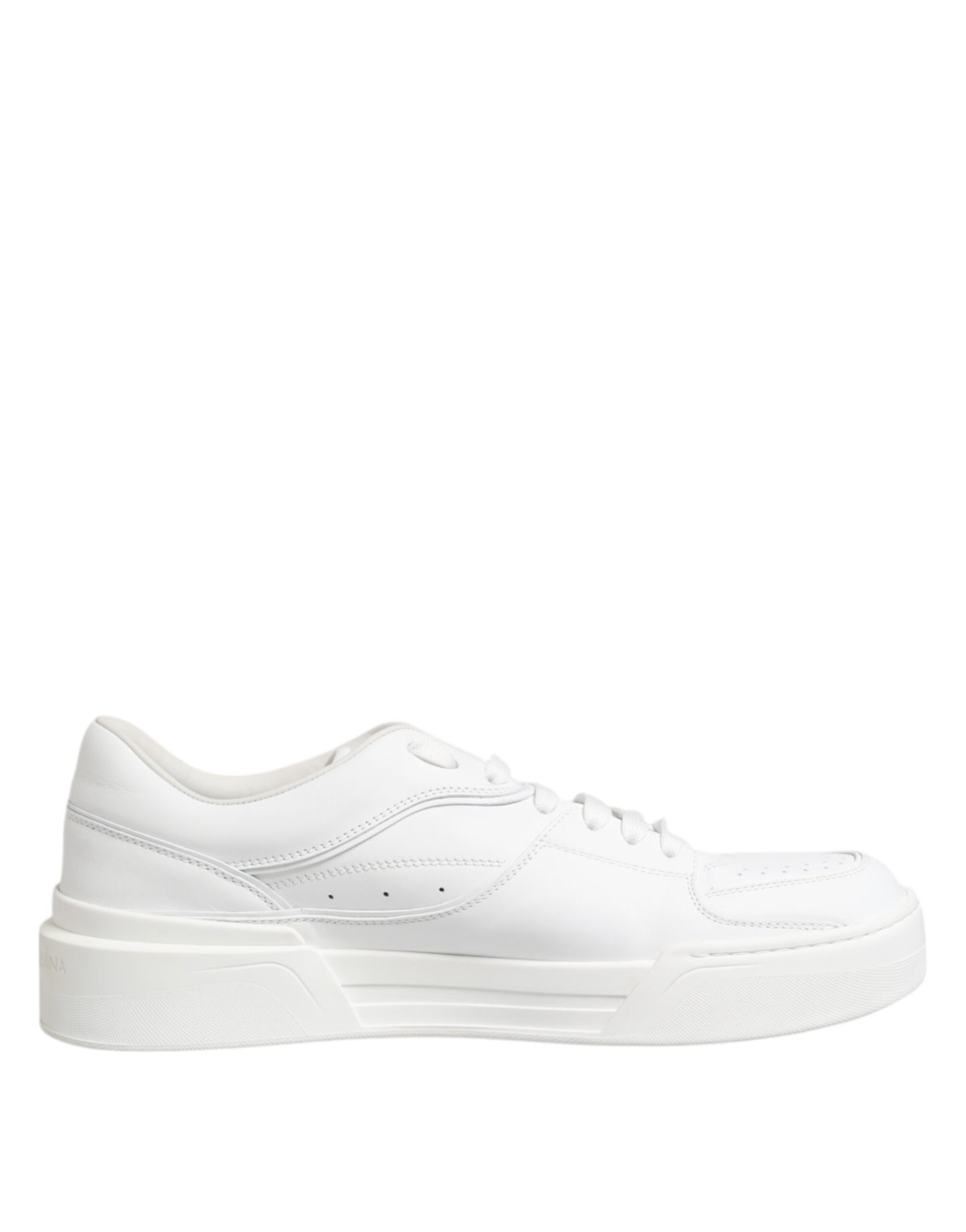 Zapatillas bajas de cuero blanco Miami