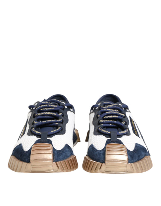 Zapatillas deportivas NS1 de caña baja, color azul y blanco para hombre