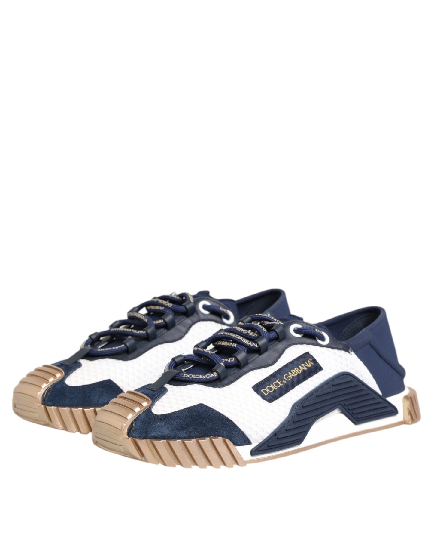 Zapatillas deportivas NS1 de caña baja, color azul y blanco para hombre