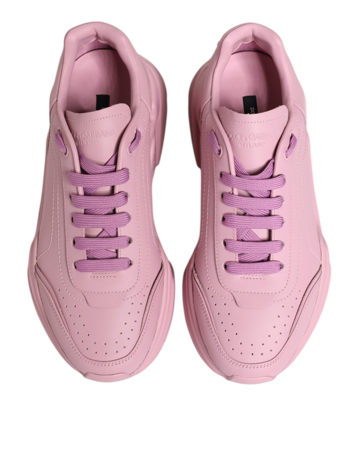 Zapatillas Daymaster de caña baja de cuero rosa