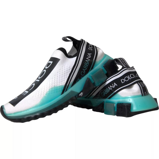 Zapatillas Sorrento sin cordones negras, blancas y azules