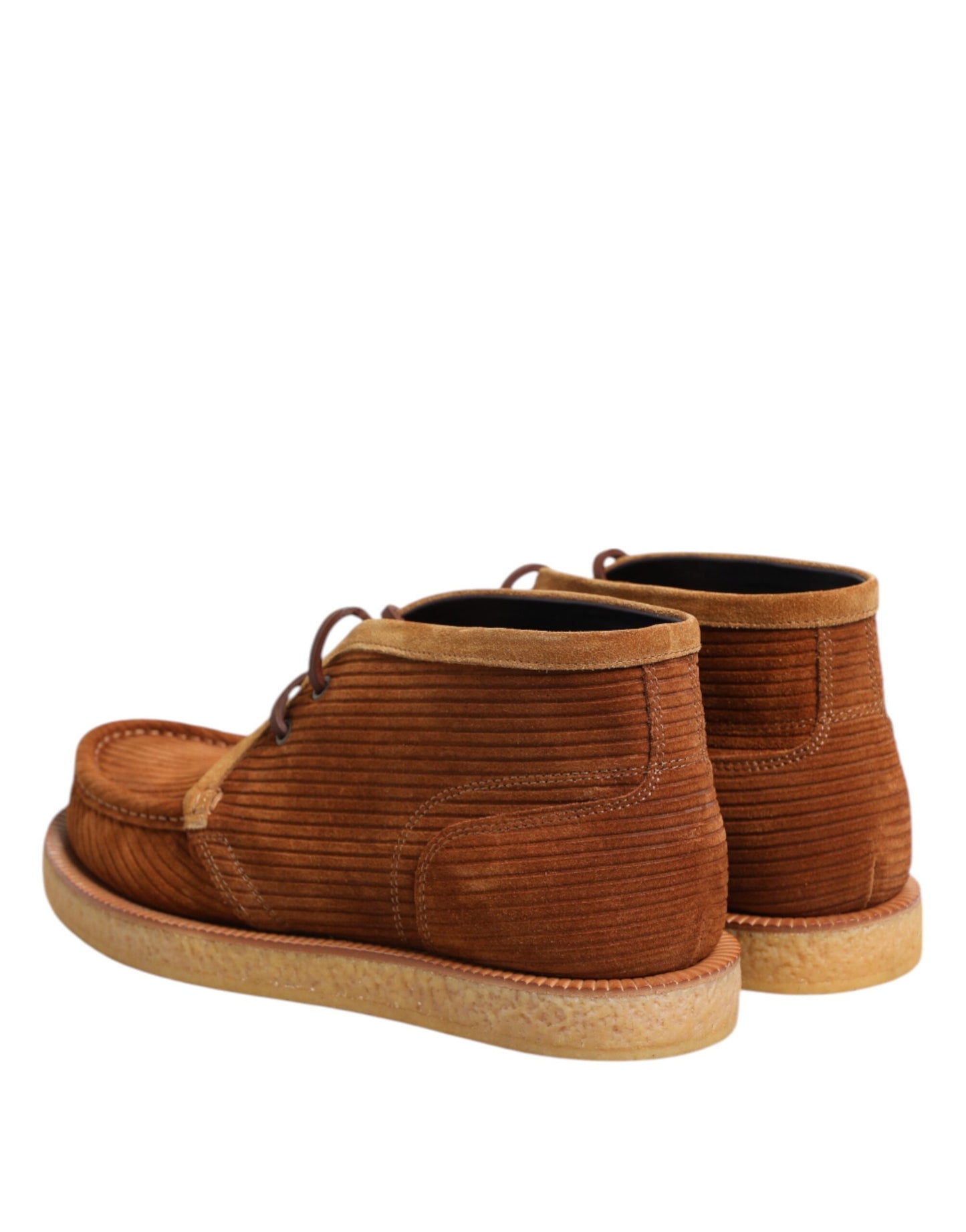 Bottines en daim et nubuck marron