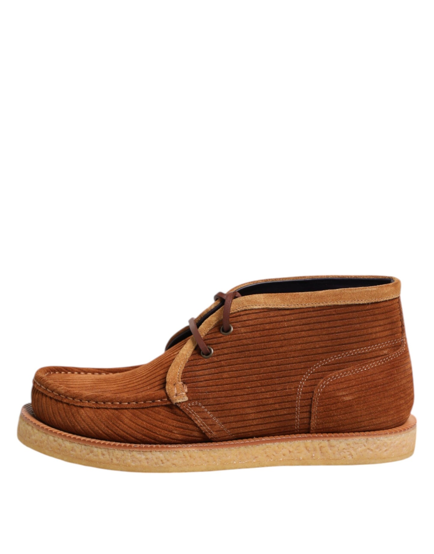 Bottines en daim et nubuck marron