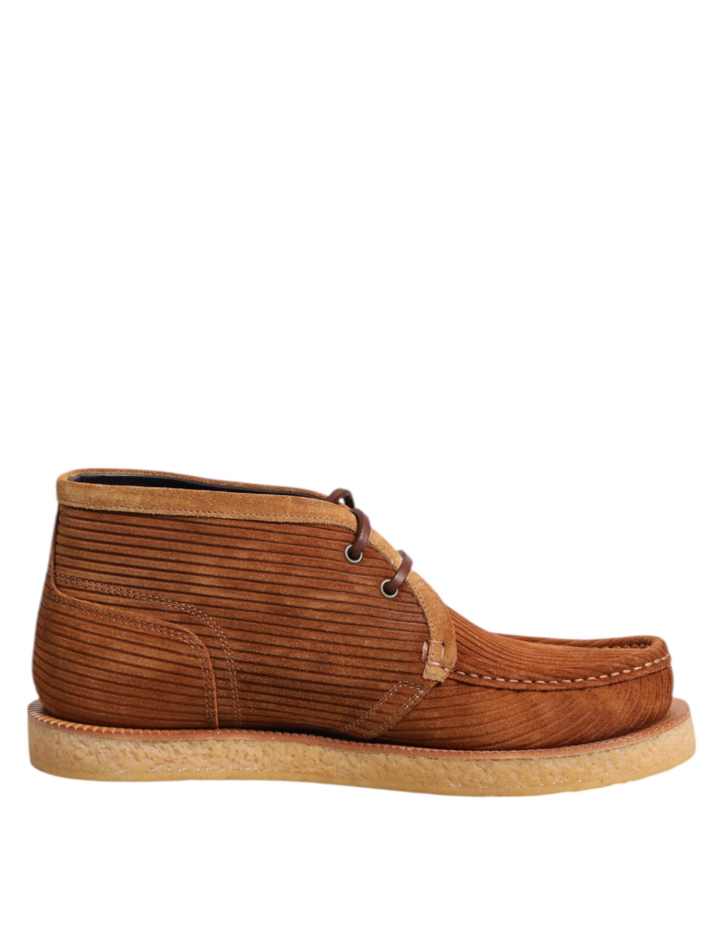 Bottines en daim et nubuck marron
