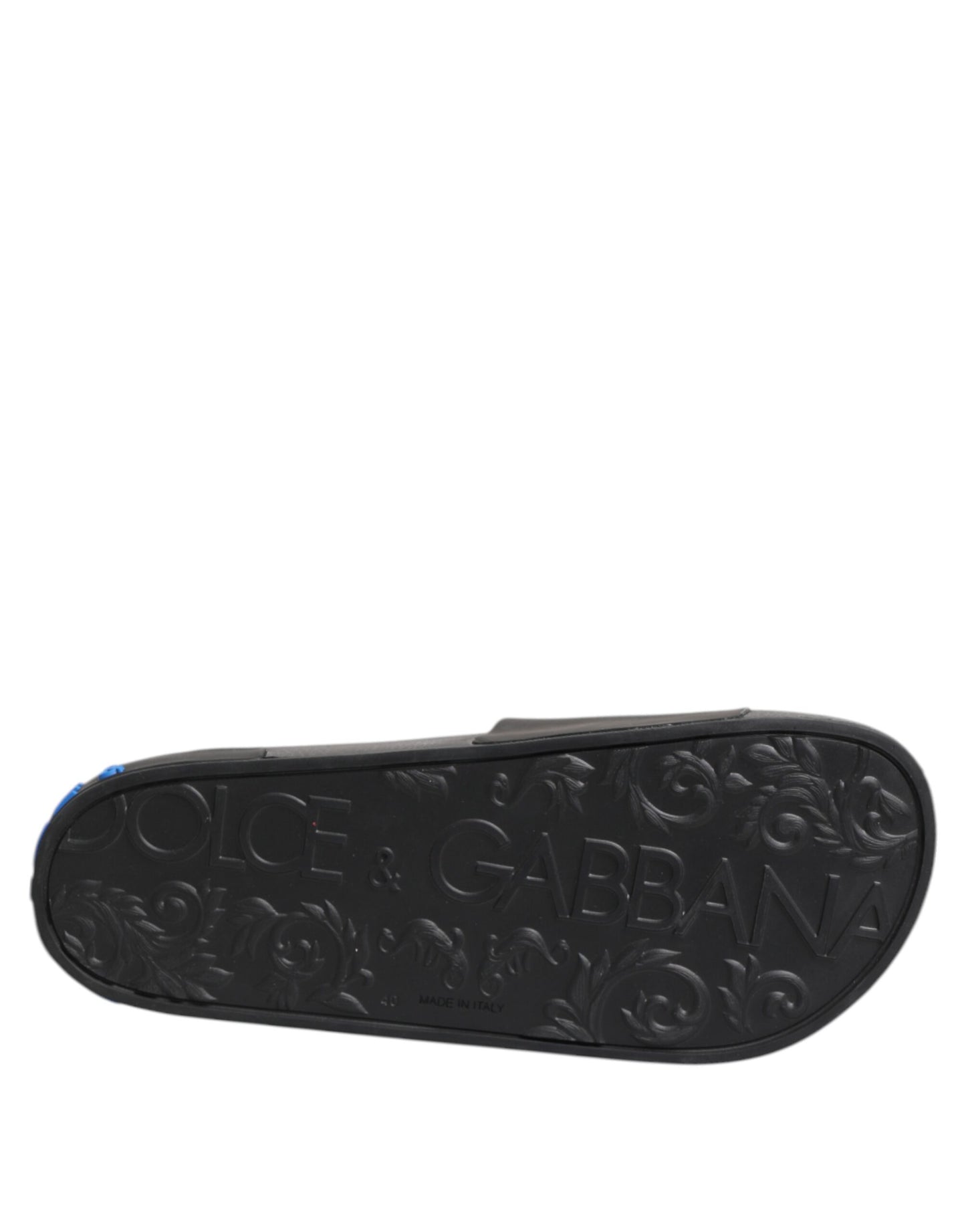 Sandalias de cuero negro, zapatos planos para la playa
