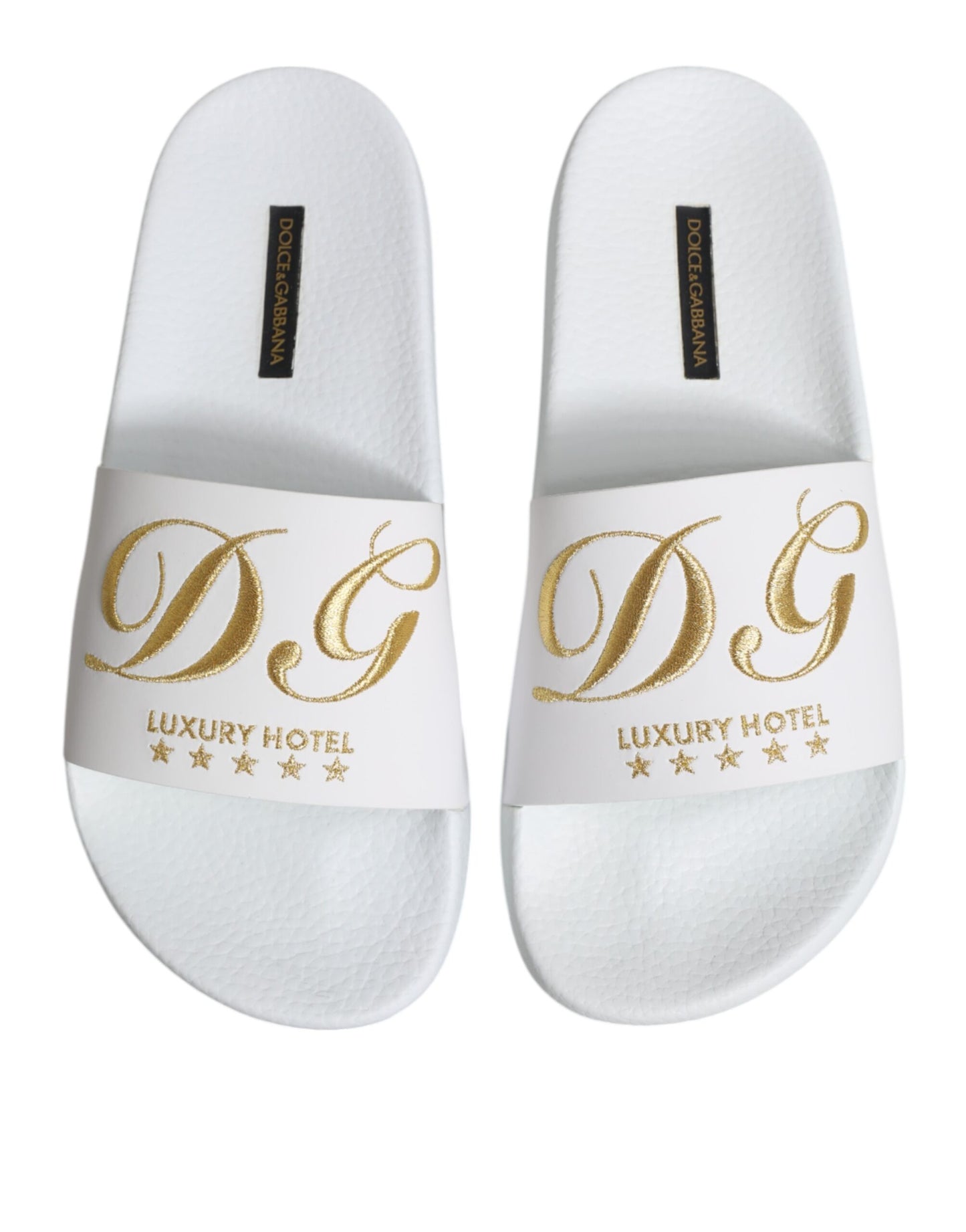 Sandalias de cuero blanco tipo chanclas, zapatos de playa