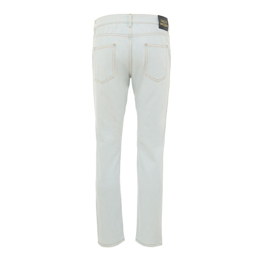 Blue Cotton Jeans Denim