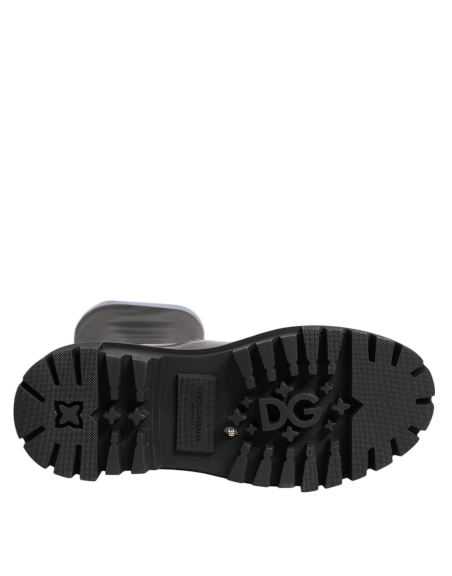 Chaussettes noires et blanches en polyester, bottes hautes, chaussures