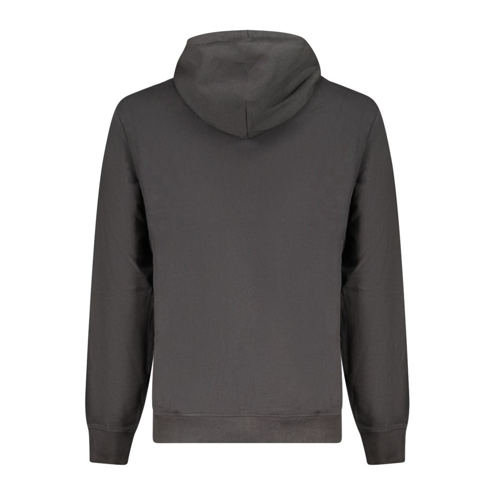 Suéter negro de algodón para hombre
