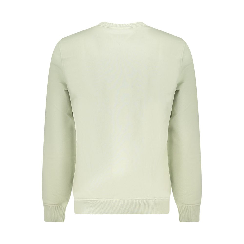 Suéter de algodón verde para hombre