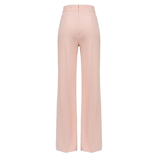 Pink Polyester Jeans & Pant