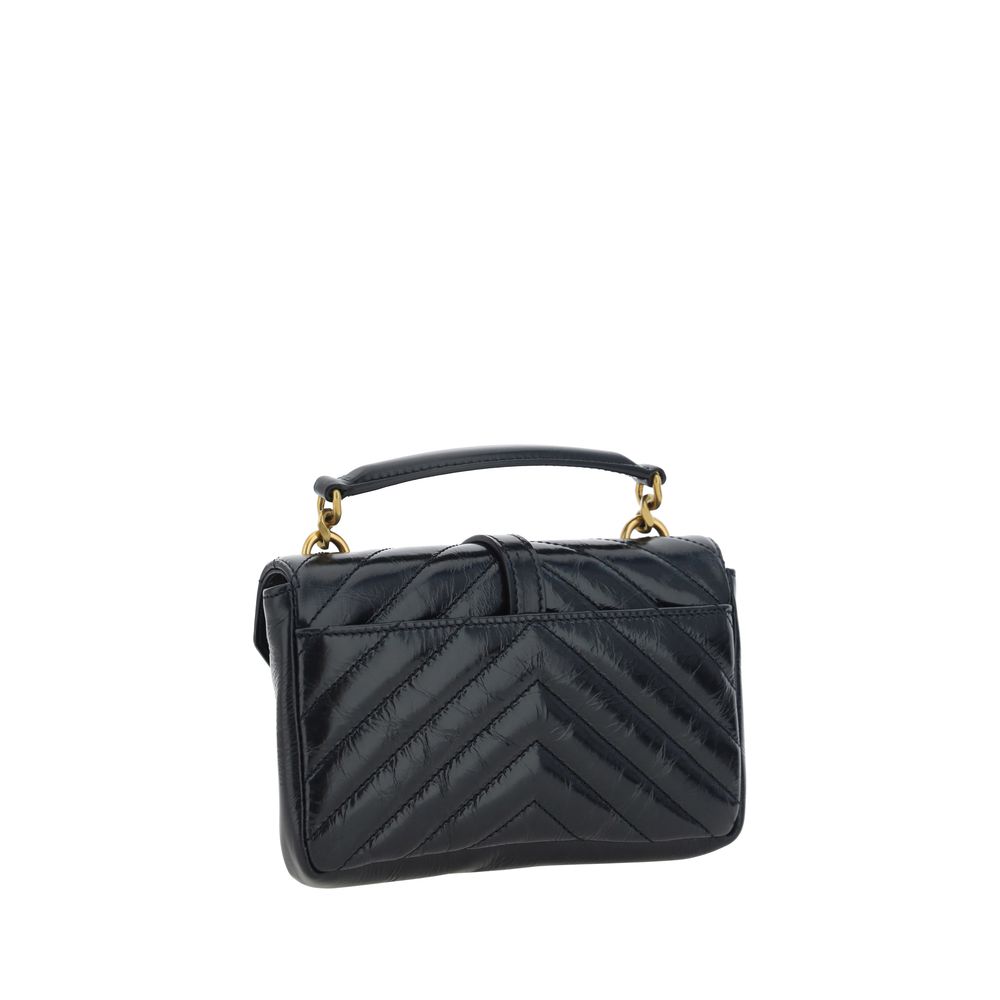 Bolso de hombro con logotipo