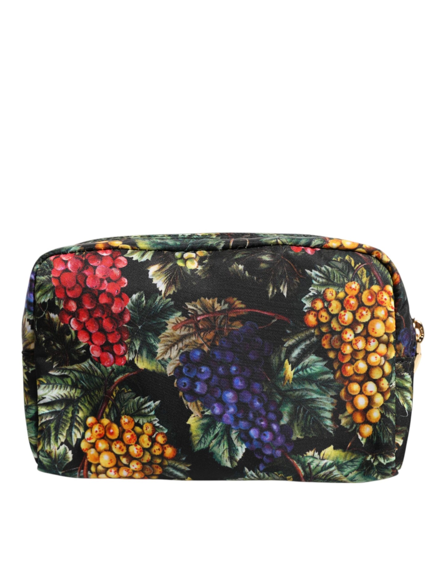 Pochette à imprimé raisin multicolore avec logo et plaque