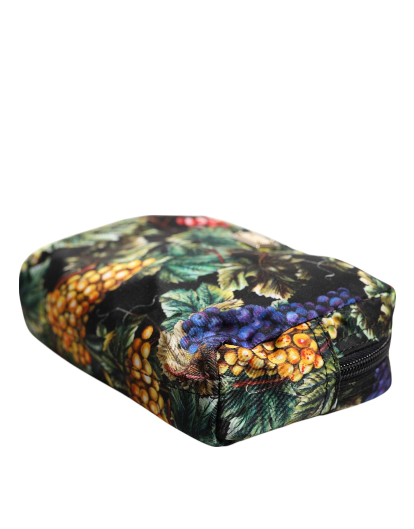 Pochette à imprimé raisin multicolore avec logo et plaque