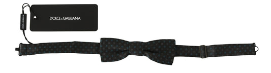Pajarita Papillon de seda con cuello ajustable y estampado gris para hombre