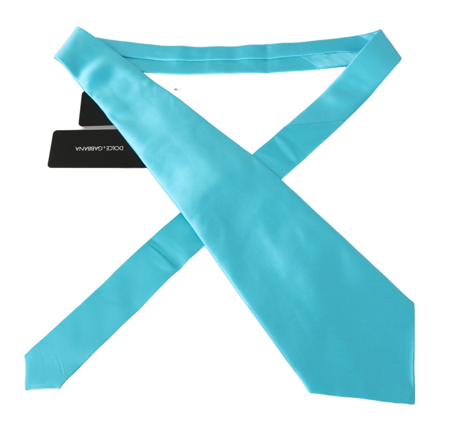 Corbata ancha azul claro para hombre, accesorio de corbata 100 % seda